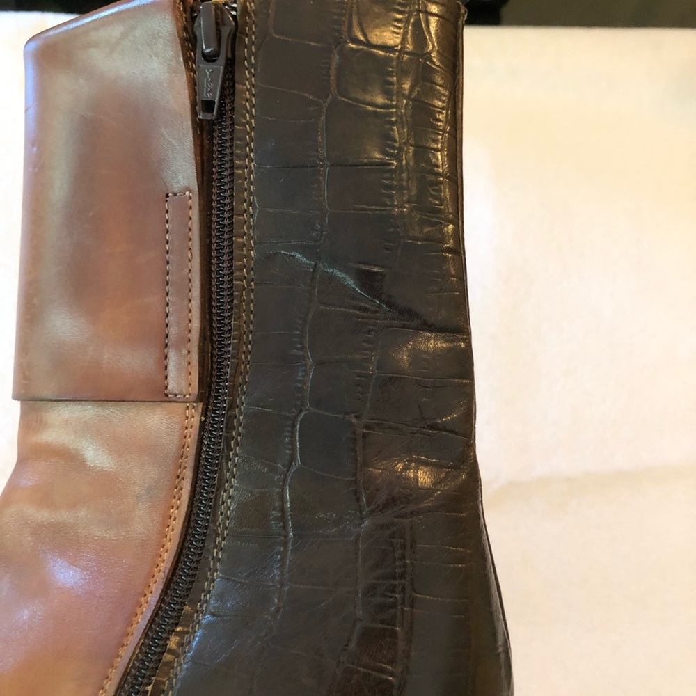 Gorgeous Italian Designer~ Leather Boots by Luigi Spago ~  US 7.5 ~ Europe EU 38 - Picture 5 of 13